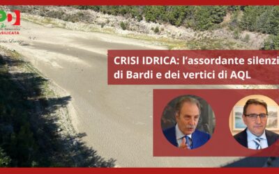 Crisi idrica, Lettieri (PD): “Assordante il silenzio di Bardi e dei vertici di AQL”